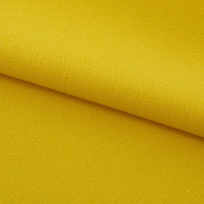 Креп стрейч Амузен 14-0756, 85 гр/м2, шир.150см, цвет жёлтый - купить в Камышине. Цена 194.07 руб.
