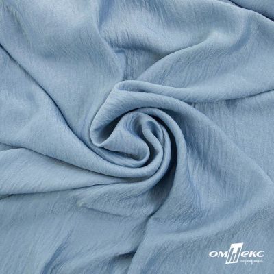 Ткань плательная Муар, 100% полиэстер,165 (+/-5) гр/м2, шир. 150 см, цв. Серо-голубой - купить в Камышине. Цена 215.65 руб.