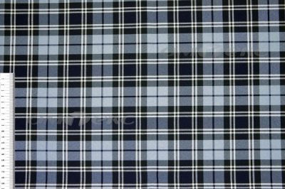 Ткань костюмная клетка Т7274 2004, 220 гр/м2, шир.150см, цвет т.синий/гол/бел - купить в Камышине. Цена 