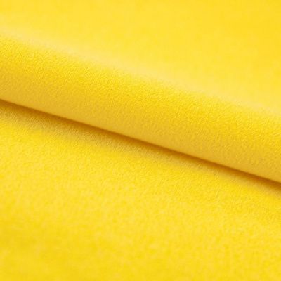 Креп стрейч Амузен 12-0752, 85 гр/м2, шир.150см, цвет жёлтый - купить в Камышине. Цена 194.07 руб.