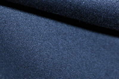 Ткань костюмная 8874/3, цвет темно-синий, 100% полиэфир - купить в Камышине. Цена 433.60 руб.