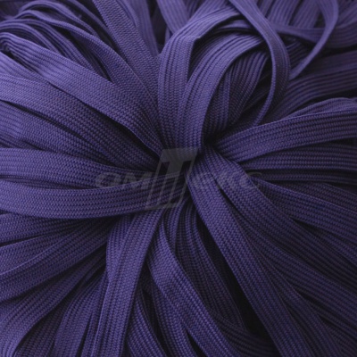 Шнур 15мм плоский (100+/-1м) №10 фиолетовый - купить в Камышине. Цена: 10.21 руб.