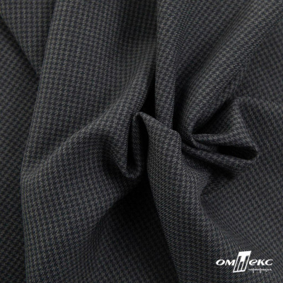 Ткань костюмная Пье-де-пуль 24013, 210 гр/м2, шир.150см, цвет т.серый - купить в Камышине. Цена 334.18 руб.
