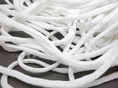 Шнур В-036 4 мм мелкое плетение 100 м белый - купить в Камышине. Цена: 2.02 руб.