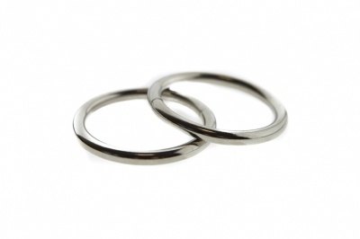 Кольцо металлическое d-32 мм, цв.-никель - купить в Камышине. Цена: 3.54 руб.