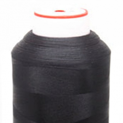 Нитки текстурированные некручёные, намот. 5 000 м, цвет чёрный - купить в Камышине. Цена: 70.43 руб.