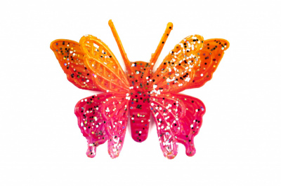 Бабочка декоративная пластиковая #10 - купить в Камышине. Цена: 7.09 руб.