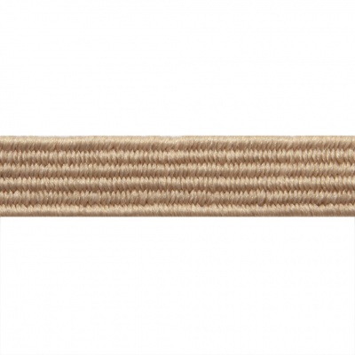 Резиновые нити с текстильным покрытием, шир. 6 мм ( упак.30 м/уп), цв.- 97-бежевый - купить в Камышине. Цена: 152.05 руб.