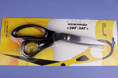 Ножницы ЗИГ-ЗАГ "MAXWELL" 230 мм - купить в Камышине. Цена: 1 041.25 руб.