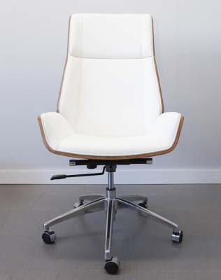 Кресло из натуральной кожи, каркас дерево арт. FX-BC06 - купить в Камышине. Цена 34 820.52 руб.