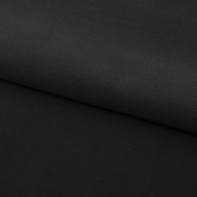 Костюмная ткань с вискозой "Меган", 210 гр/м2, шир.150см, цвет чёрный - купить в Камышине. Цена 378.55 руб.
