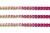 Пайетки "ОмТекс" на нитях, CREAM, 6 мм С / упак.73+/-1м, цв. 89 - розовый - купить в Камышине. Цена: 468.37 руб.