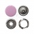 Кнопка рубашечная (закрытая) 9,5мм - эмаль, цв.003 - розовый - купить в Камышине. Цена: 5.74 руб.