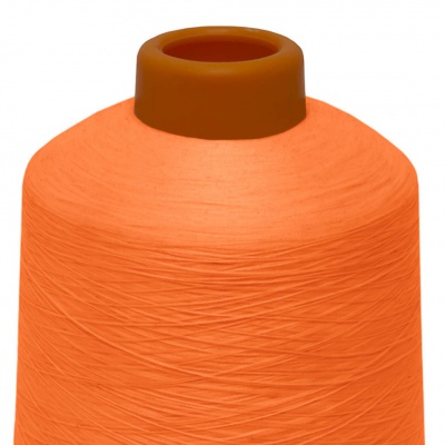Нитки текстурированные некручёные 457, намот. 15 000 м, цвет оранжевый - купить в Камышине. Цена: 204.10 руб.