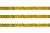 Пайетки "ОмТекс" на нитях, SILVER SHINING, 6 мм F / упак.91+/-1м, цв. 48 - золото - купить в Камышине. Цена: 356.19 руб.
