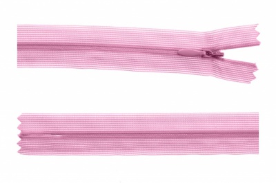 Молния потайная Т3 513, 60 см, капрон, цвет св.розовый - купить в Камышине. Цена: 10.24 руб.