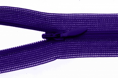 Молния потайная Т3 866, 20 см, капрон, цвет фиолетовый - купить в Камышине. Цена: 5.27 руб.