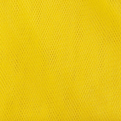 Фатин матовый 16-70, 12 гр/м2, шир.300см, цвет жёлтый - купить в Камышине. Цена 112.70 руб.