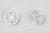 Кнопки пришивные пластиковые 11,5 мм, блистер 24шт, цв.-прозрачные - купить в Камышине. Цена: 59.44 руб.