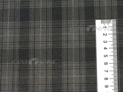 Ткань костюмная клетка 25235 2004, 185 гр/м2, шир.150см, цвет серый/бел - купить в Камышине. Цена 