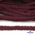 Шнур плетеный d-6 мм круглый, 70% хлопок 30% полиэстер, уп.90+/-1 м, цв.1070-бордовый - купить в Камышине. Цена: 588 руб.